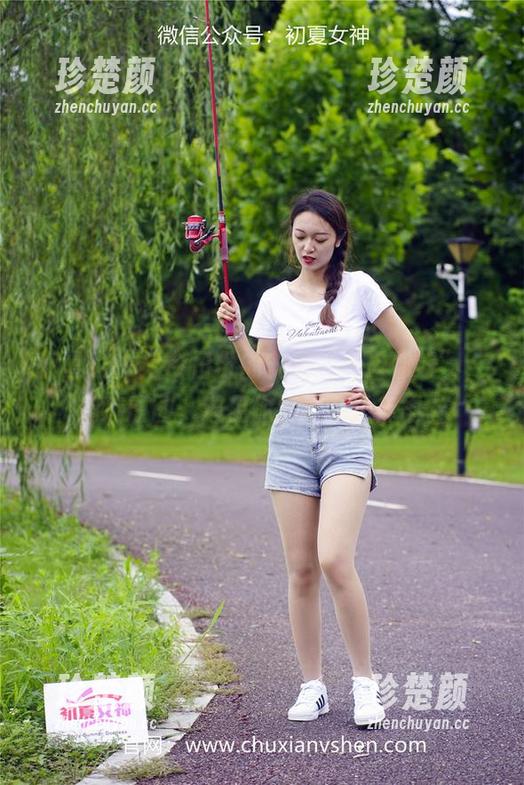 初夏女神 - 今日份的安妮“天天你好”，精选原图，遇见你好像下了点雨。